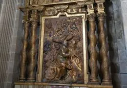Retablo lateral de la capilla del Cristo de Burgos. El Llanto de San Pedro