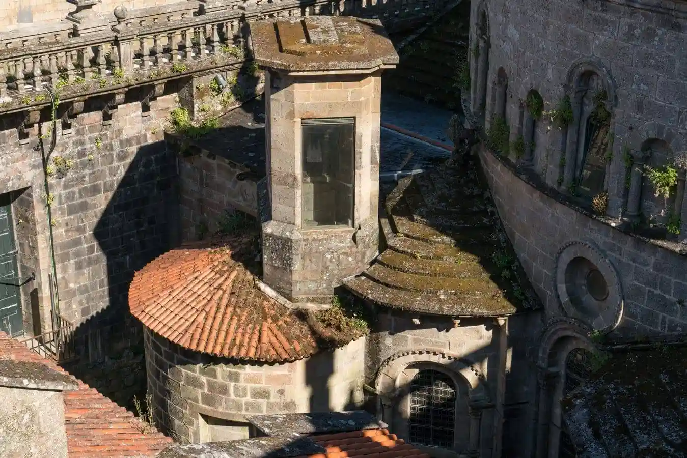 La capilla de San Juan vista desde las cubiertas. 