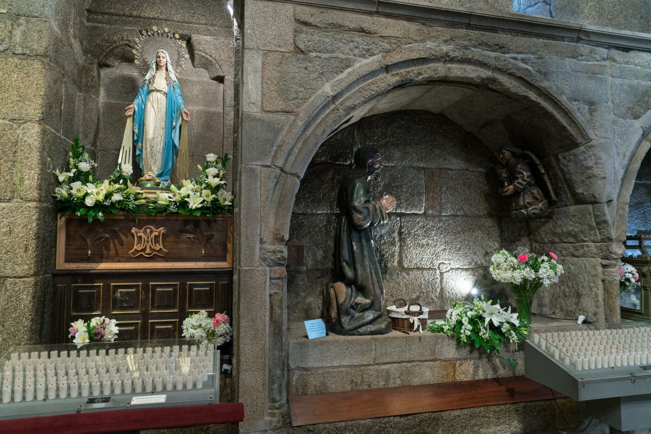 Virgen de los Milagros y Cristo en el Huerto