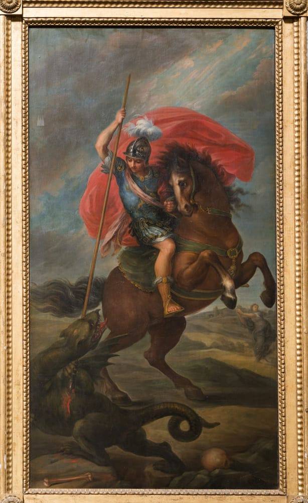 San Jorge y el dragón. Gregorio Ferro. 