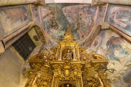 Capilla de San Pedro. Detalle de las pinturas murales