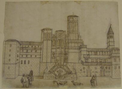 Dibujo José Vega y Verdugo. Archivo de la Catedral